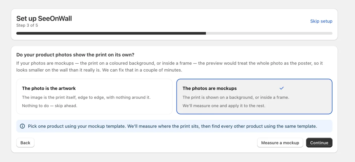 Step 3 asks one question. Most stores answer it in a click.
